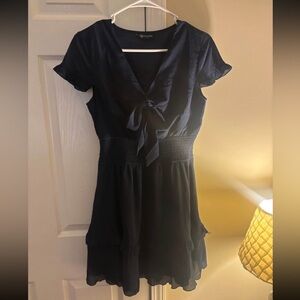 Navy Mini Dress!! Perfect for game day!